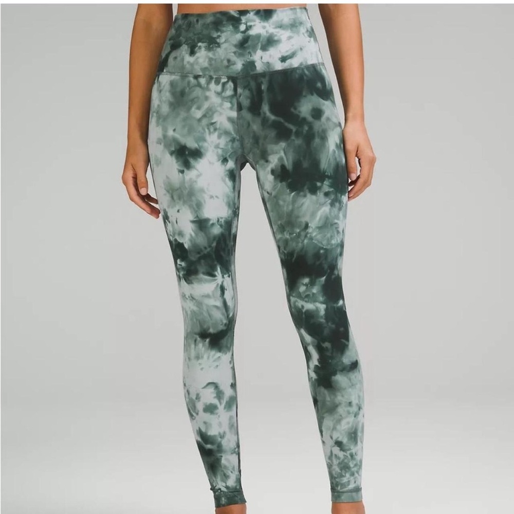 Lululemon Align Leggings Diamond Dye Smoked Spruce Size 4 28”
